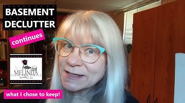 MY BASEMENT DECLUTTER CONTINUES: HAS ANYONE SEEN MY PEN??? CLEARING THE SHELF/#series #simplify