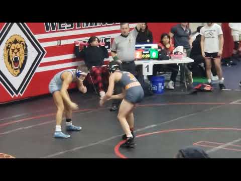 Vince Partington (Cypress) vs Isaac   Gonzalez (Western) 120lb Cossare