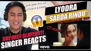 Lyodra - Sabda Rindu (Official Music Video) | SINGER REACTION