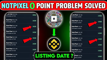 ⚡Notpixel 0 Point Add Problem Solved | How to Play Notpixel | Notpixel Point not Add Problem