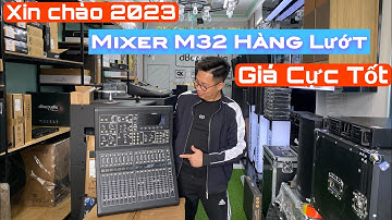 Mixer sự kiện chuyên nghiệp Midas M32r live hàng siêu lướt giá tốt cho ae || Khánh NB 0963 999 379