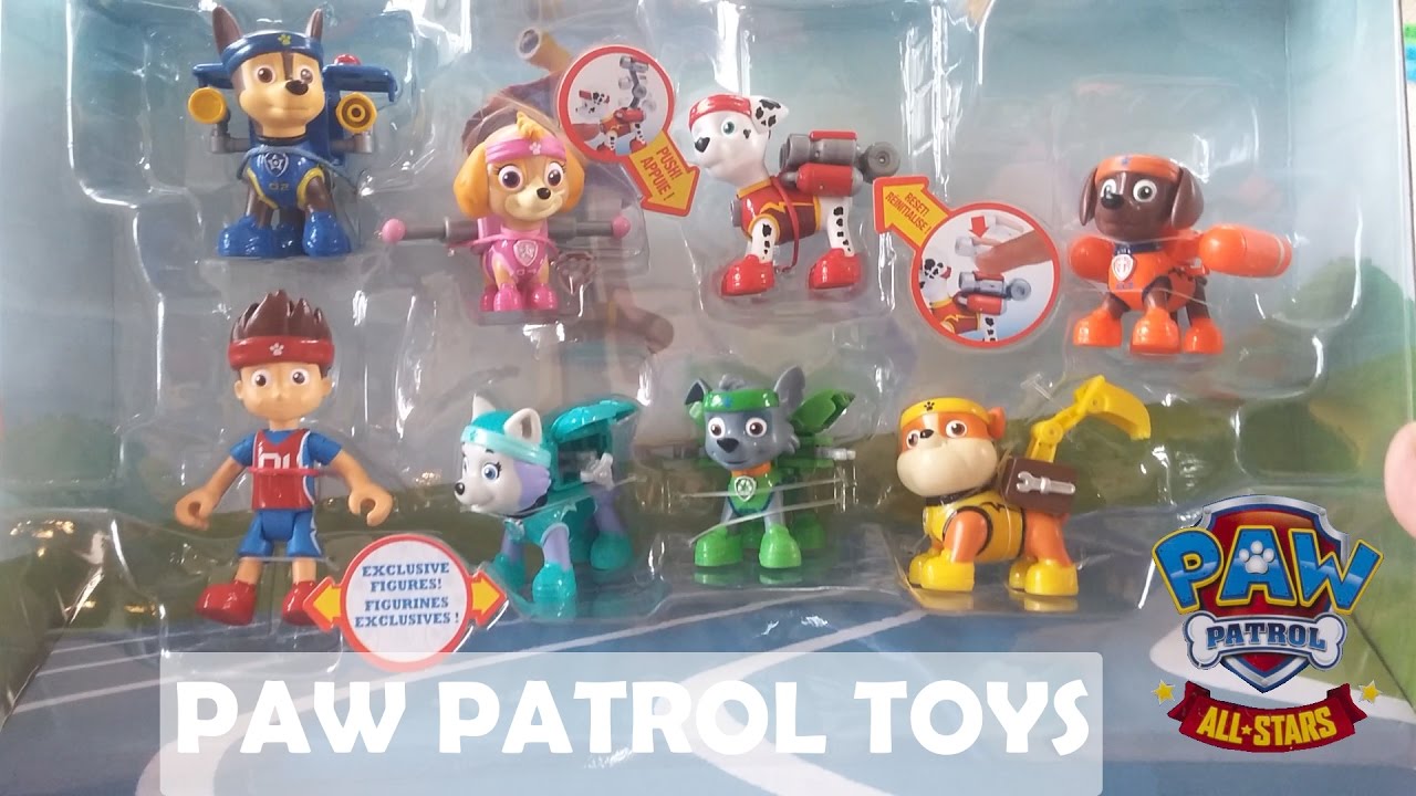 paw patrol all star pups toys