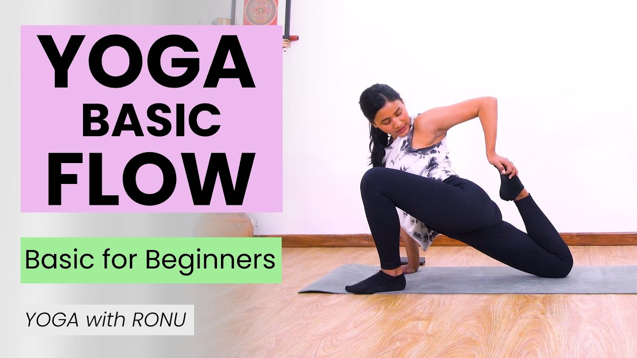 Yoga Flow for Beginners Basic for Beginners Yoga with Ronu
