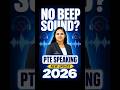 PTE Speaking Update 2026 | PTE Exam Pattern | How to Score 90 Without the Beep Sound #shorts #yt#fyp