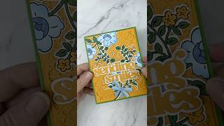 How to Make a DIY Floral Greeting Card 🌸 🌿 🌼 ASMR Card Making