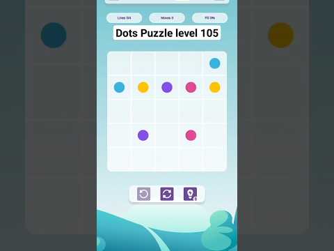 Dots Puzzle Game Level 105 #dots #twodots #puzzle #puzzlegame #puzzletime