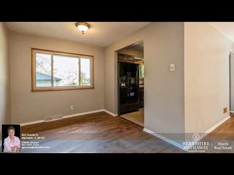 802 Oceola Dr, Algonquin, IL home video tour