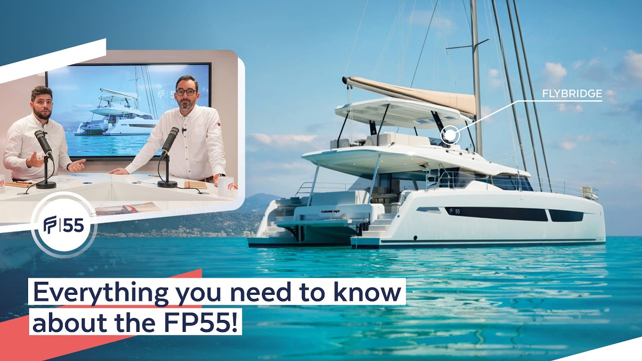 ⁣Inside the New FP55: A complete flybridge catamaran analysis #NauticBroadcast