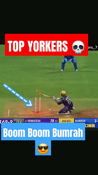 ART OF PERFECT YORKERS ✨ | JASPRIT BUMRAH 😎 | Top Moments In Cricket History | #SHORTS #CRICKET