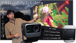 JMGO N1 ULTRA INCROYABLE projecteur Triple LASER 4K - Puissant et Rapide !