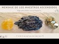 💫TAROT INTERACTIVO💫 MENSAJE DE LOS MAESTROS ASCENDIDOS