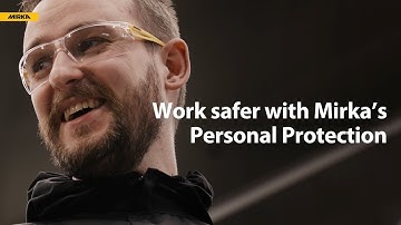 Work safer with Mirka’s personal protection equipment