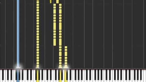 Chop Suey - System Of A Down (Easy Piano Tutorial) in Synthesia (100% speed)