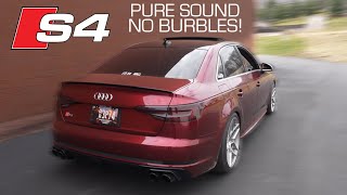 CLEANEST SOUNDING S4?! B9 S4 With Valvetronic Designs Free Flow Exhaust