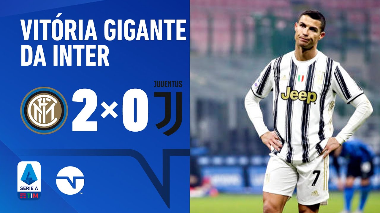 COM CR7 APAGADO,  INTER DOMINOU! INTER DE MILÃO 2X0 JUVENTUS – MELHORES MOMENTOS