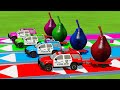 LOADING PEARS &amp; TRANSPORTING WITH POLICE CARS CHALLENGE - Farming Simulator 22