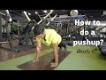How to do a push up   workout series     telugu