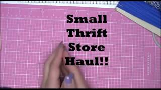 Very small crafty haul