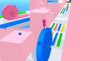 Layers Roll Gameplay - Level 122 to 125 Solution || Android iOS