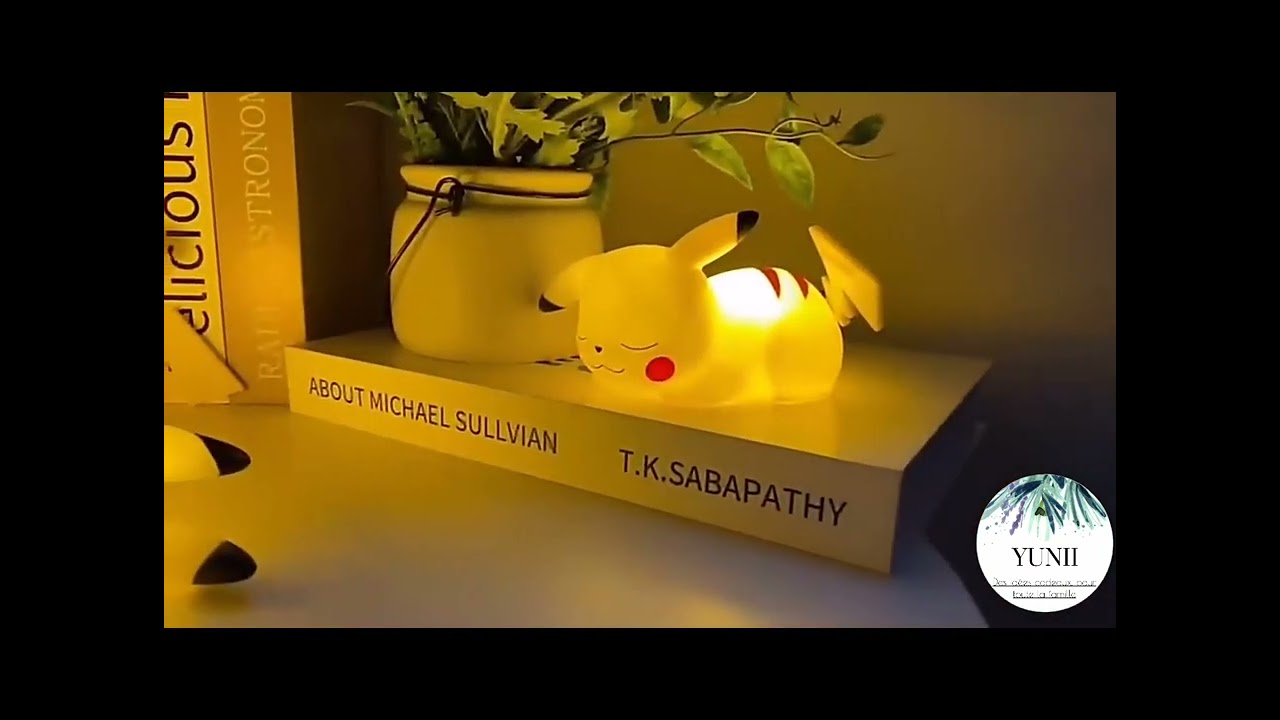 Veilleuse Pokémon à LED - lampe à LED Pokémon, lampe de chevet décorat –  YUNII STORE