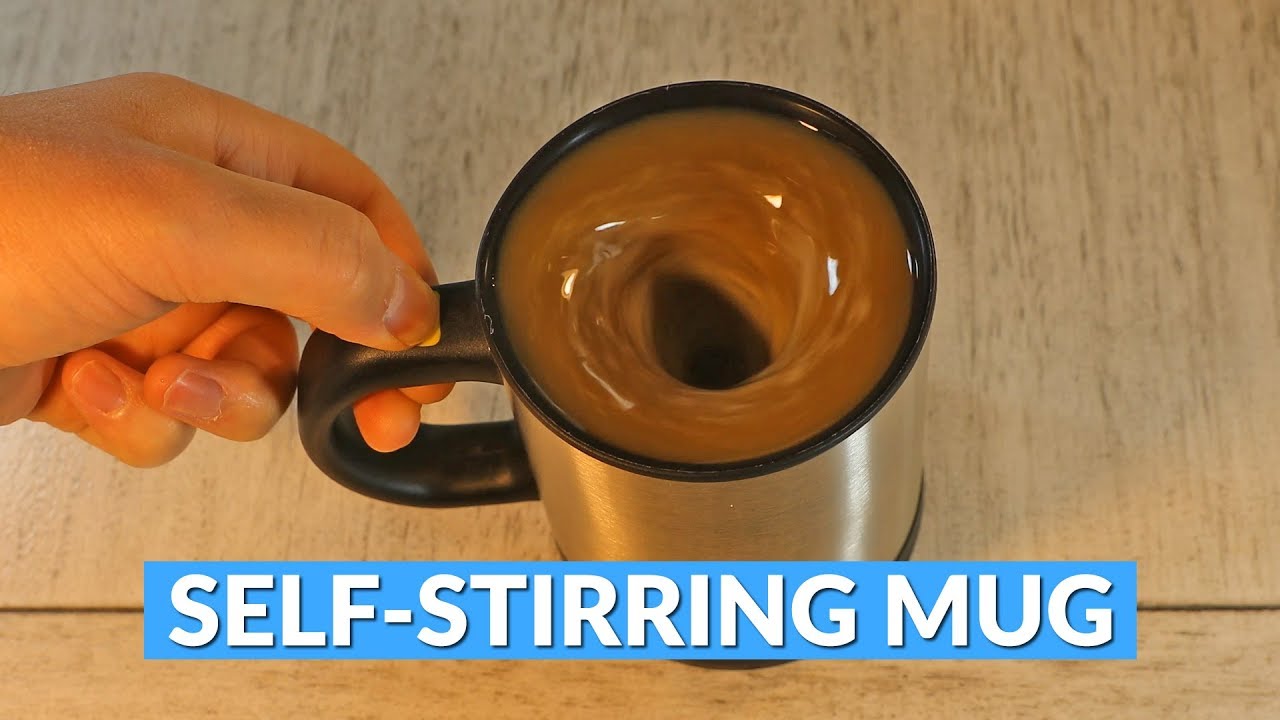 Stainless Steel Lazy Magnetic Automatic Mixing Mug Electric Auto Self  Mixing Stirring Coffee Mug With Handle For Home Office Gif - Buy Self  Stirring