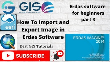 How to Import/Export image in Erdas Imagine Software Easy Method
