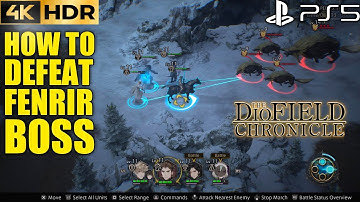 How to Defeat Fenrir Boss Fight The DioField Chronicle Fenrir PS5 Gameplay Walkthrough 4K 60FPS HDR