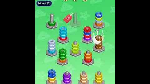 Nut Sort Puzzle Level 1451 - 1460 Walkthrough