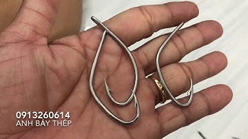 Lưỡi câu cá rừng | fishing hooks | ตะขอตกปลา