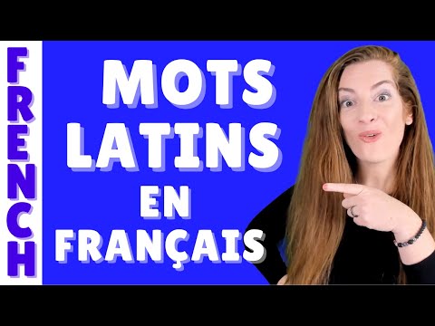 Vidéo: Beaux Mots Latins Avec Traduction