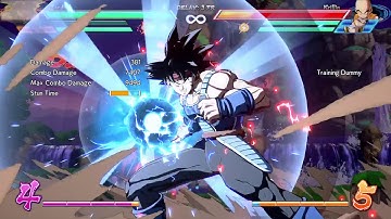 Dragon Ball FighterZ DLC - Bardock/Vegeta/Beerus 100% ToD 7-bar level 1 sparking corner combo