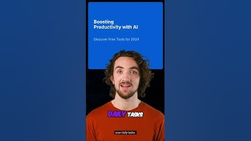 🚀 Boost Your Productivity in 2024 with 3 FREE AI Tools! 🚀