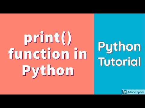 The print() function