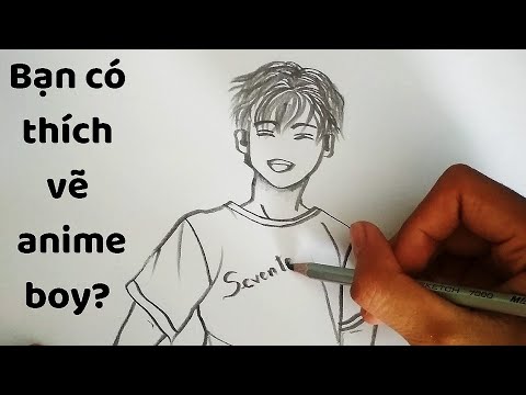 How to draw Anime Boy - Hướng dẫn vẽ tranh đơn giản nhất