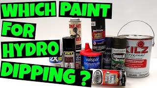 Best Paint for DIY Hydro Dipping + What NOT to use!