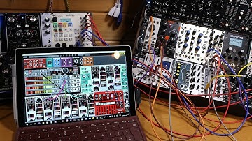 Voltage Modular (Beta) sequencing and triggering my Eurorack