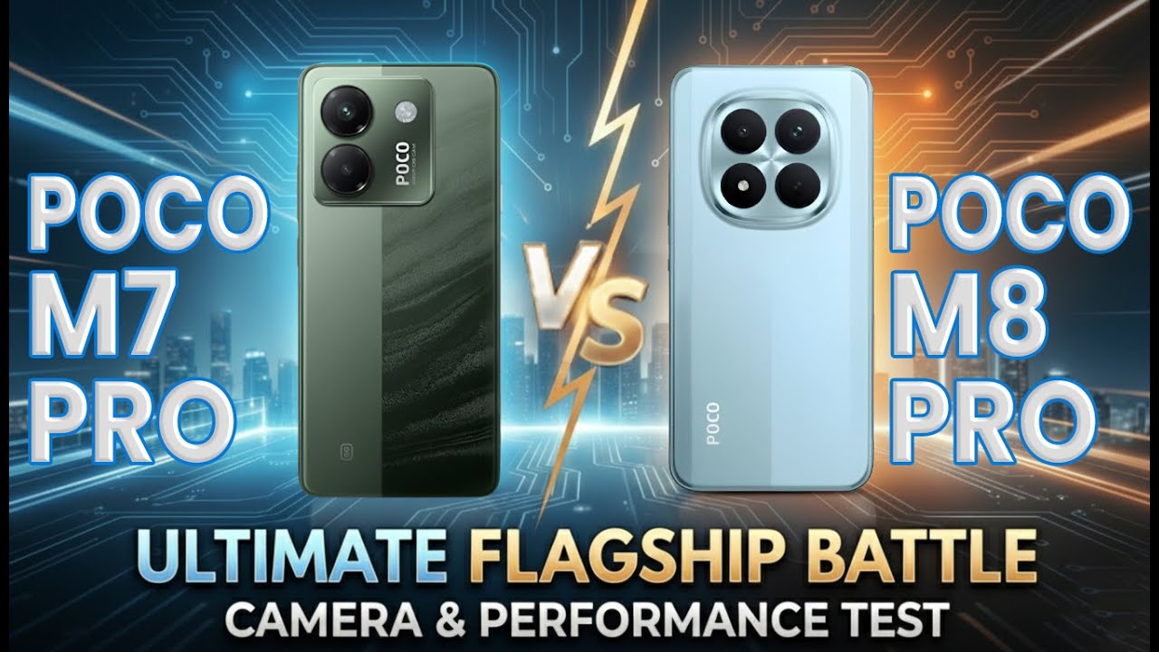 Poco M7 Pro vs Poco - M8 Pro vs Poco M8 – Full Comparison! Camera, Performance & Battery Test 2025