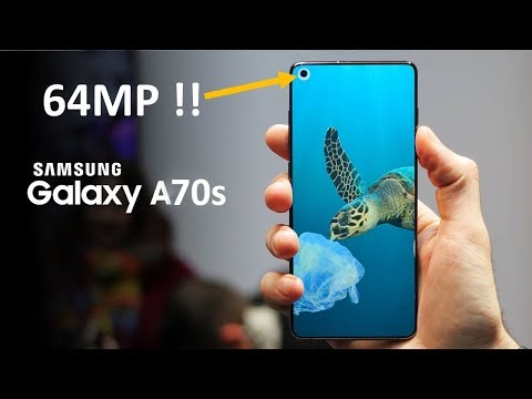 Samsung Galaxy A70s First Look - World s First 64MP Quad Camera  Unboxing   Samsung Galaxy A70s