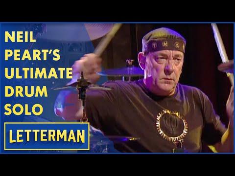 Neil Peart&#039;s Ultimate Drum Solo | Letterman