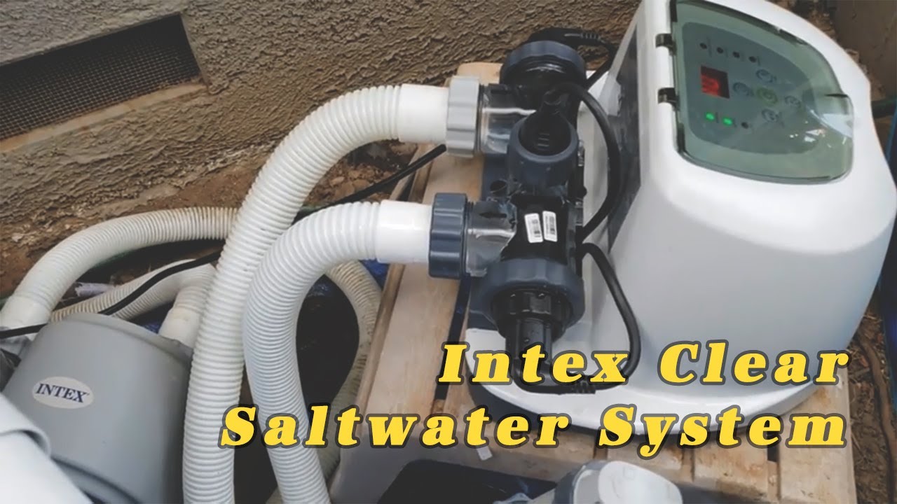 Opmuntring diagonal malm REVIEW Intex Krystal Clear Saltwater System 2021 - YouTube