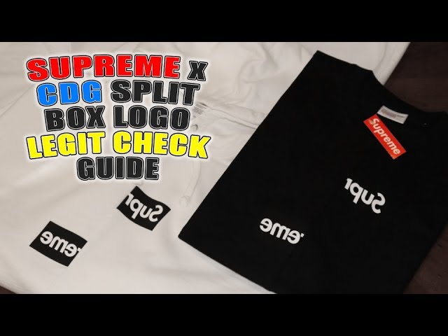 How To Spot Fake Supreme Box Logo T-Shirts - Real Vs Fake Supreme Bogo Tee  - Legit Check By Ch