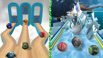 Goingball gamplay 2 in 1 screen 🫡 #nembofamily #pogogamplay #Tomgingergaming #swiftrungaming #new 