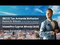 Invitation to InvestPro Cyprus Nicosia 2022 from Patrick Elliott, IBCCS TAX | Bosco Conference