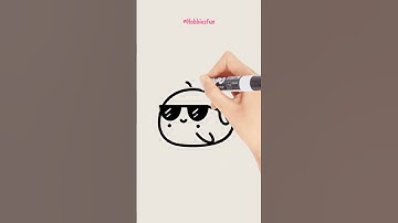 How to Draw A Whale with Sunglasses|Cute Whale Drawing Easy #easydrawing #howtodraw #whaledrawing