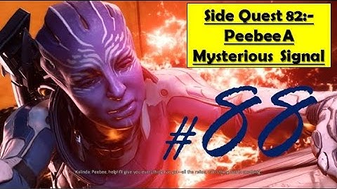 Mass Effect Andromeda - Peebee A Mysterious Remnant Signal(Both Endings) | Kalinda/Remnant Tech