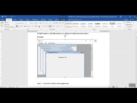 Multiple Document Interface(MDI)