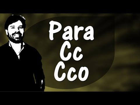 Para Cc Cco | Correio eletrônico - email | Informática para concursos