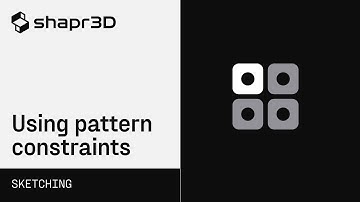 Shapr3D Manual - Using pattern constraints | Sketching