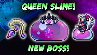 The terraria: journey's end terraria 1.4 update added a new boss
called queen slime! slime is hardmode hallow-themed that drops jo...