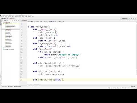 3 Deque Implementation